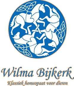 Wilma Bijkerk, klassieke homeopathie voor dieren logo